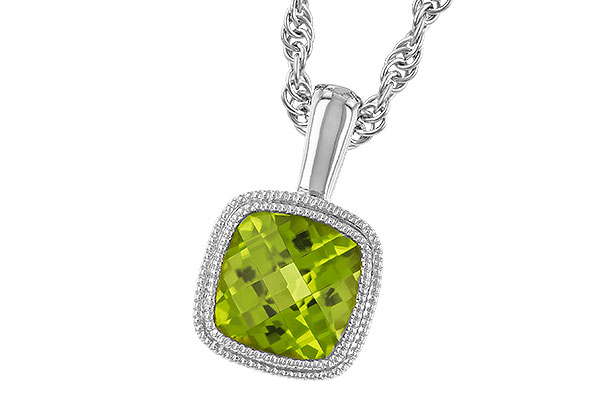 D292-69542: NECKLACE .95 CT PERIDOT