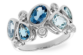 F292-69460: LDS RG 2.57 BLUE TOPAZ TW 2.75 TGW