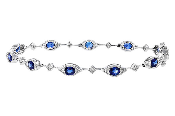 G293-55896: BRACELET 2.31 SAPPHIRE 2.50 TGW (7")