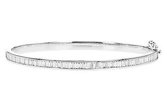 L292-64987: BANGLE 1.02 TW BAGUETTE DIAMONDS